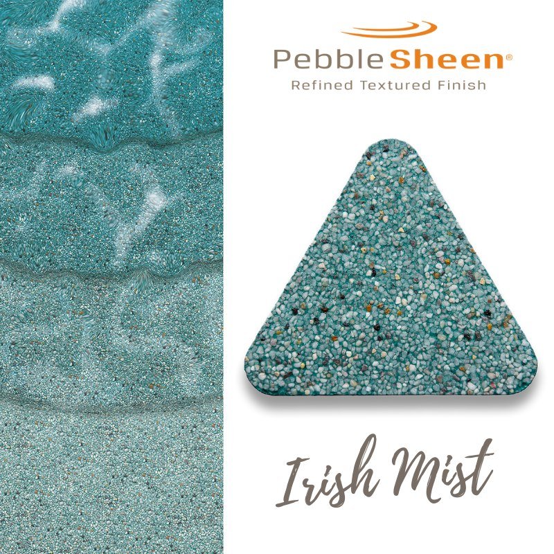 Irish Mist PebbleSheen pool finish — pool view